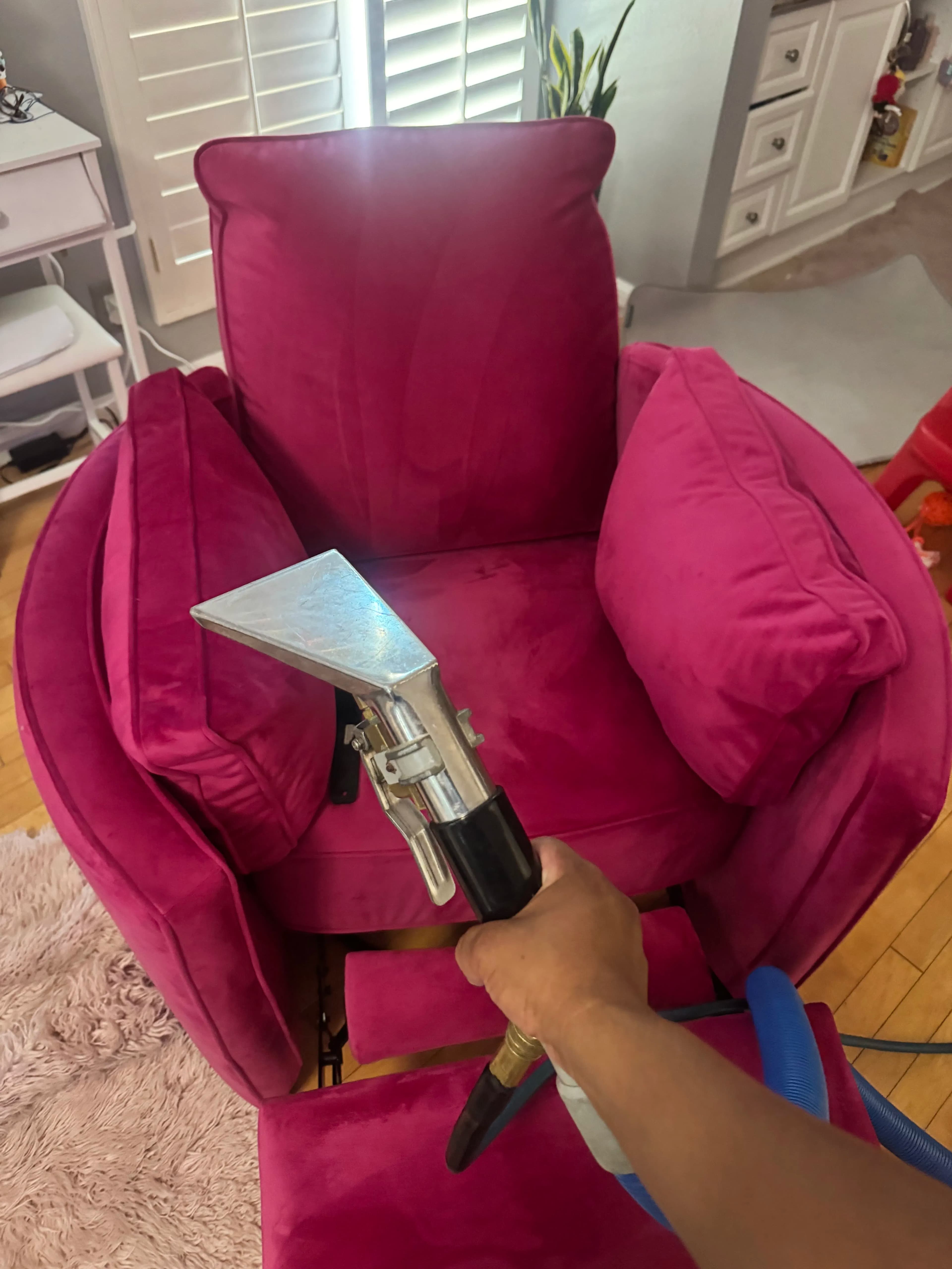 Project Velvet Chair Upholstery Cleaning in Van Nuys image