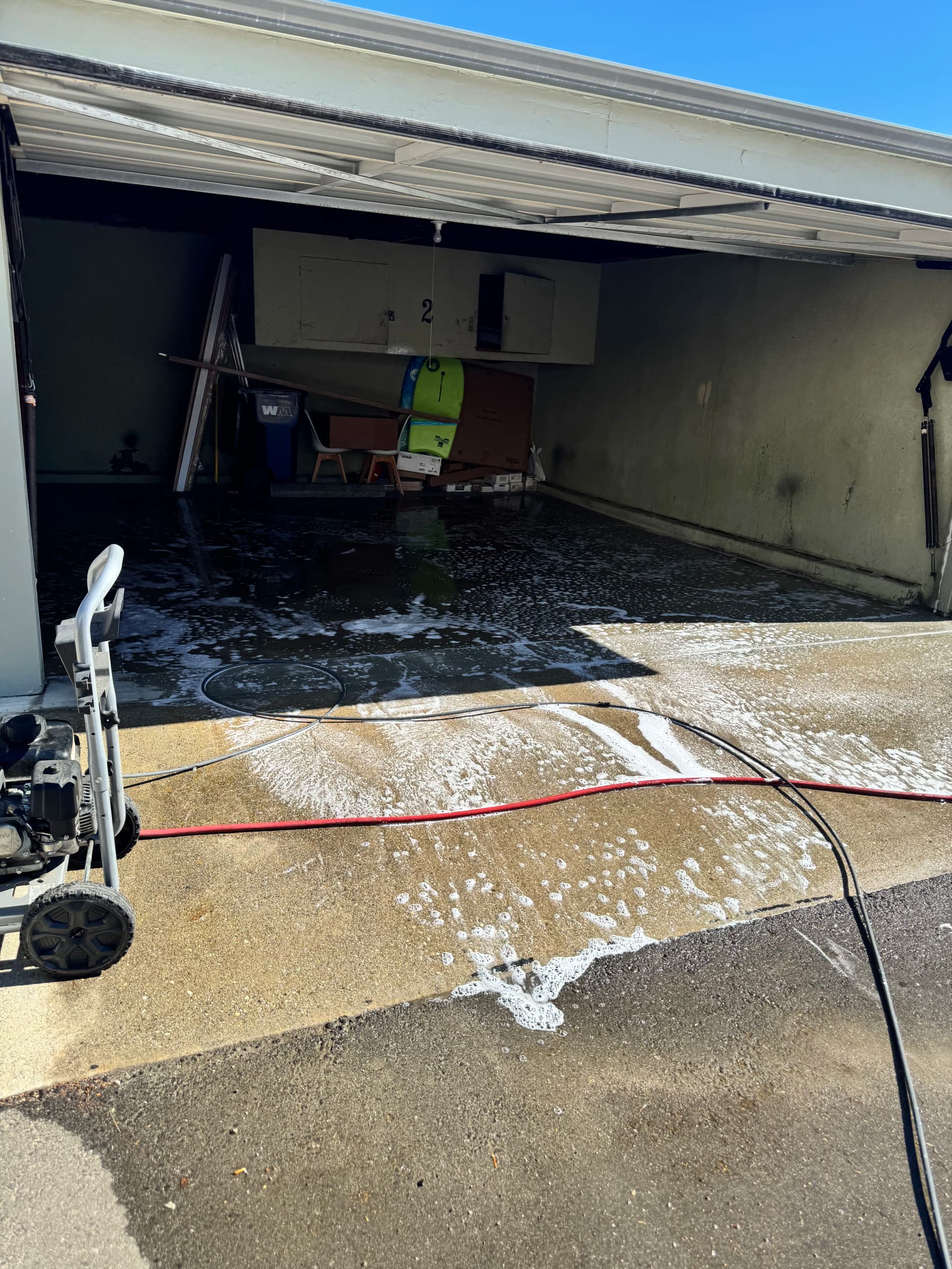 Gallery photos for Garage Floor Pressure Wash in Malibu Done Right: Image #2