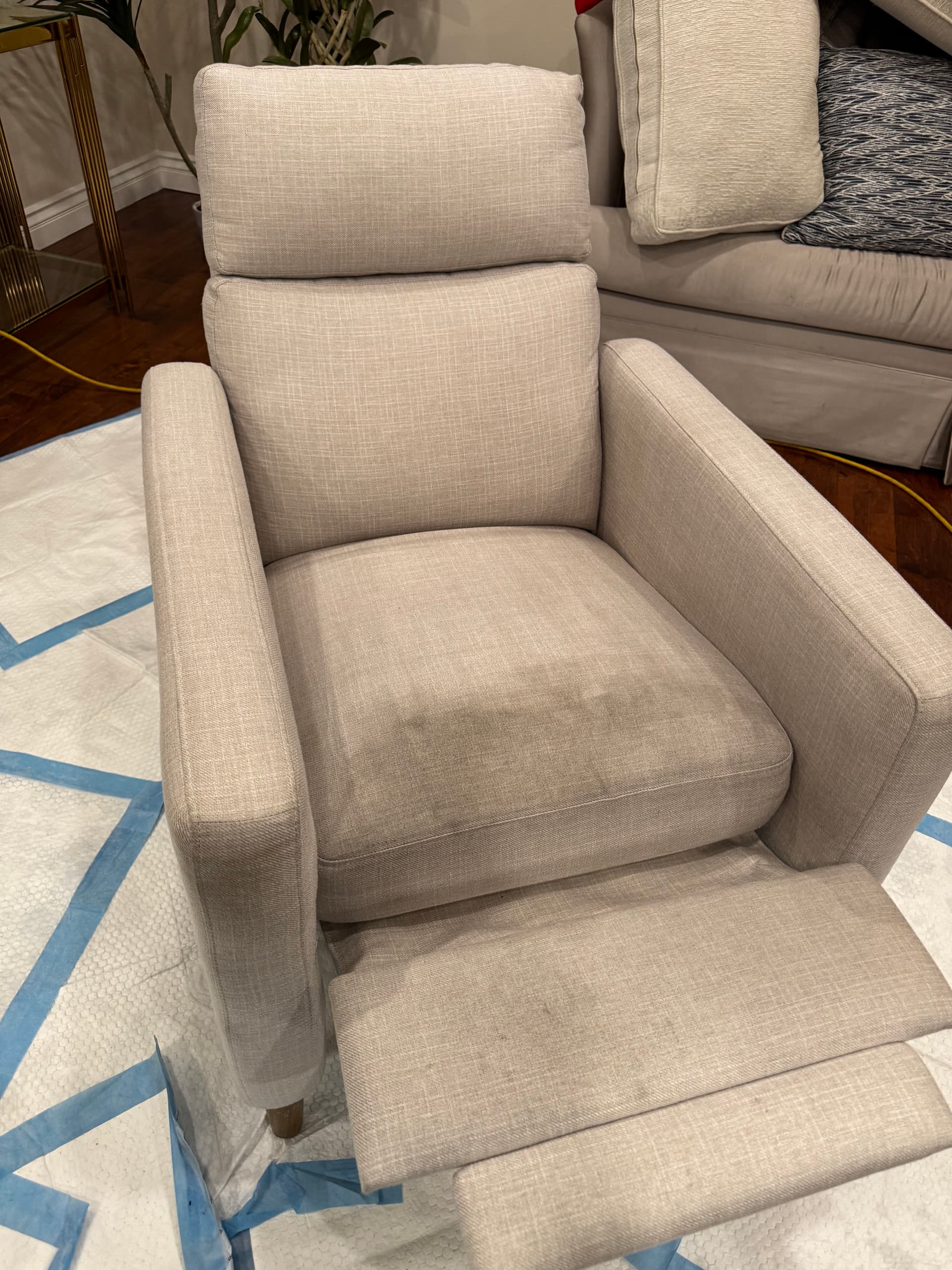 Upholstery Cleaning on Fabric Chairs in Malibu image