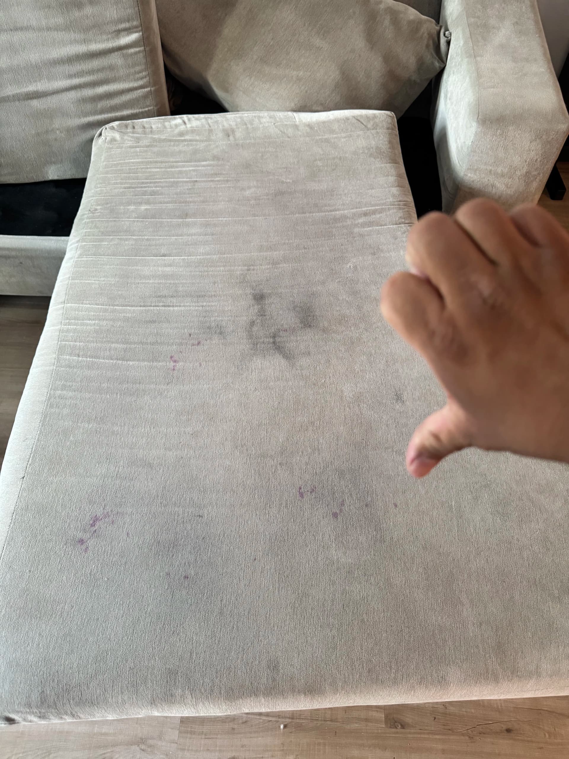 Stained Los Angeles Sectional Gets a Full Upholstery Cleaning image