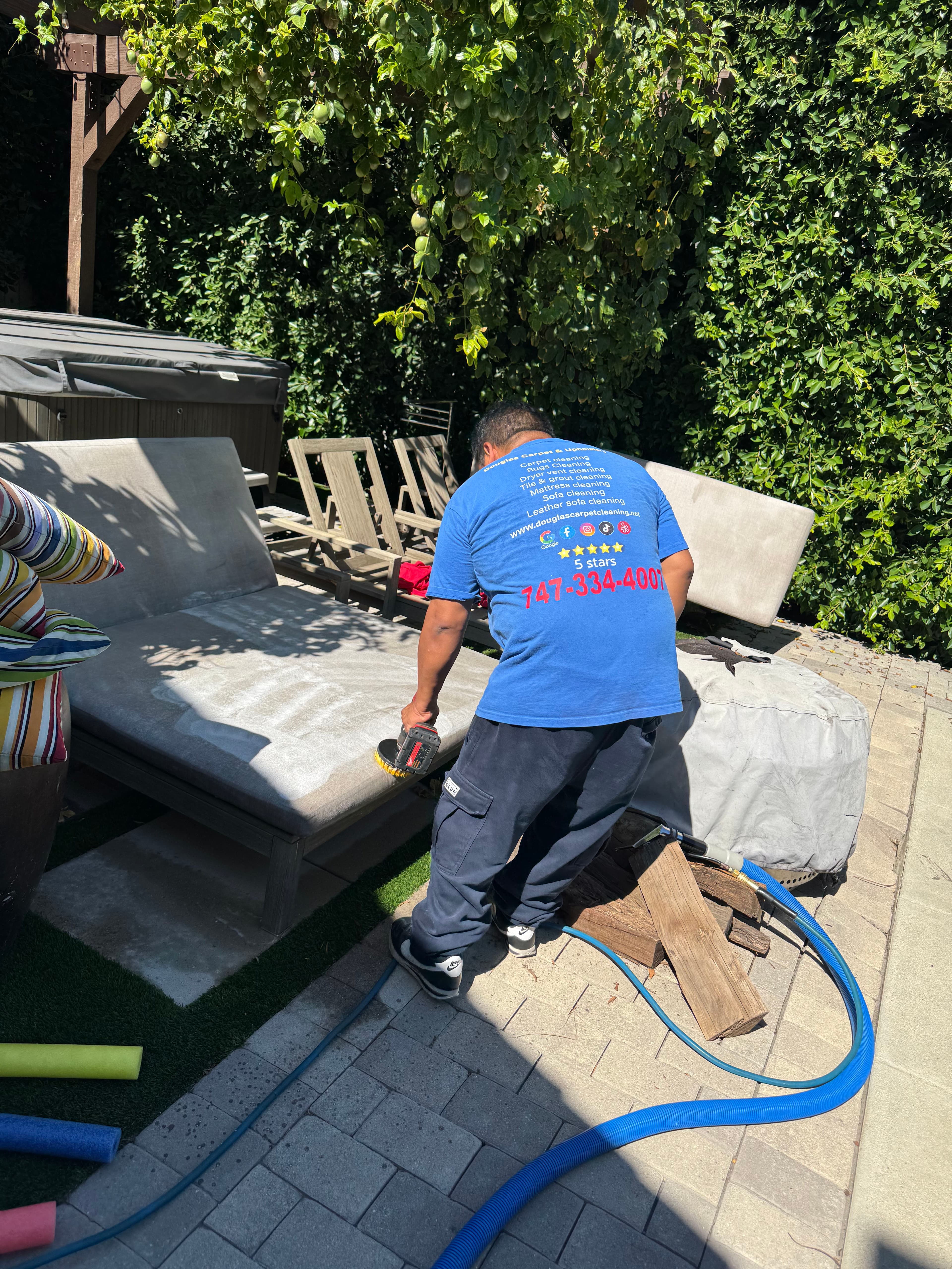 Project Patio Chaise Lounge Deep Clean in North Hollywood image