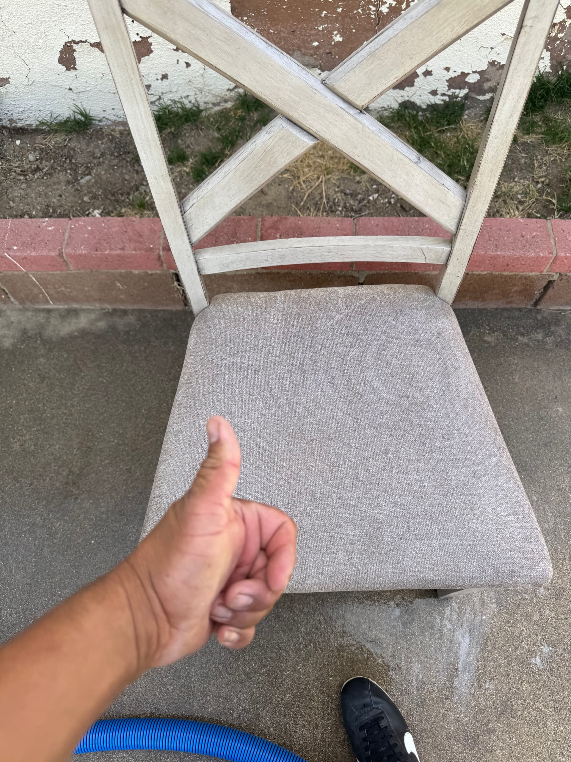 Gallery photos for Dirty Dining Chair Gets a Professional Upholstery Cleaning in Palmdale: Image #3