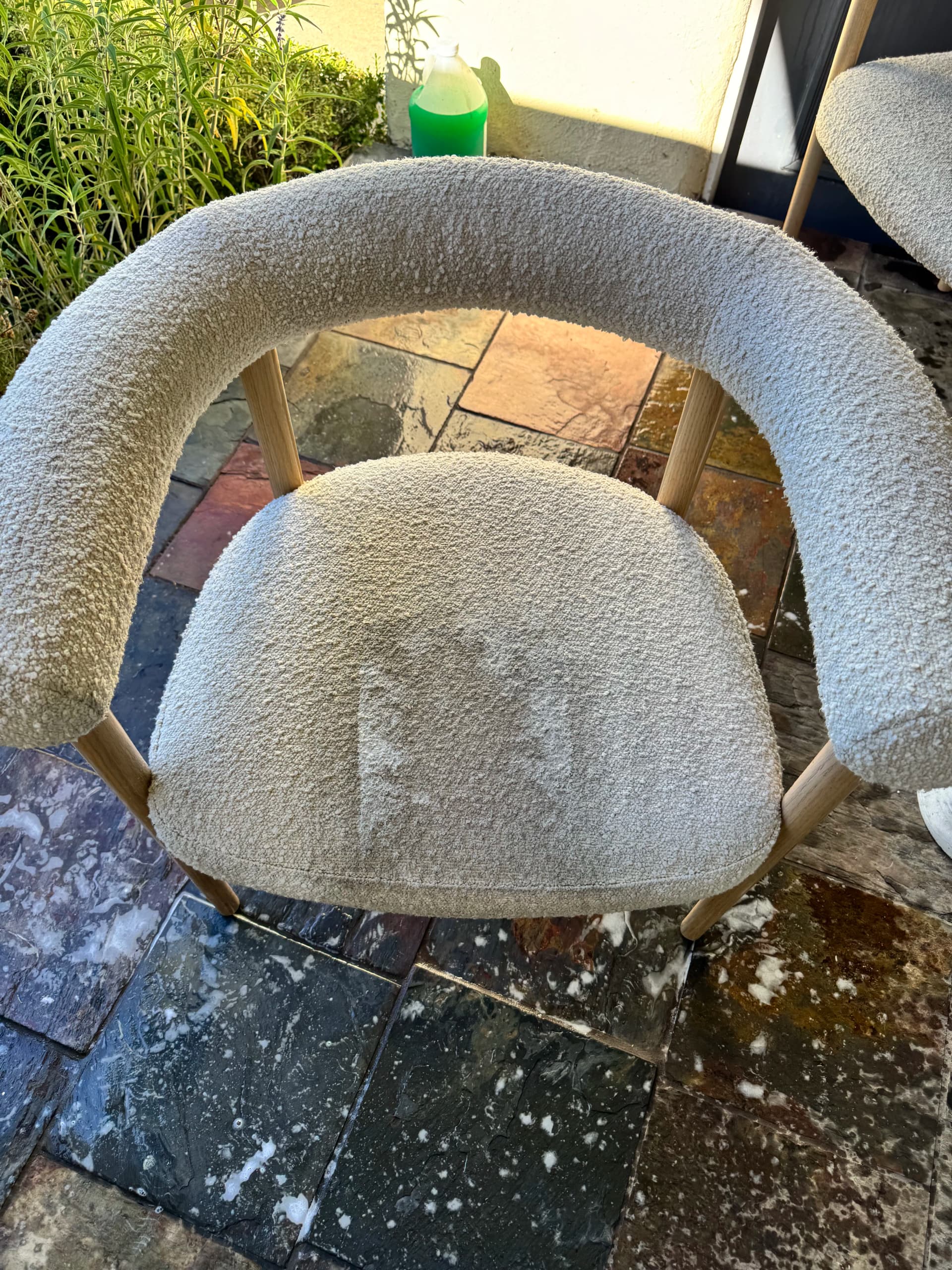 Bouclé Chair Upholstery Cleaning Done Right in Pasadena image
