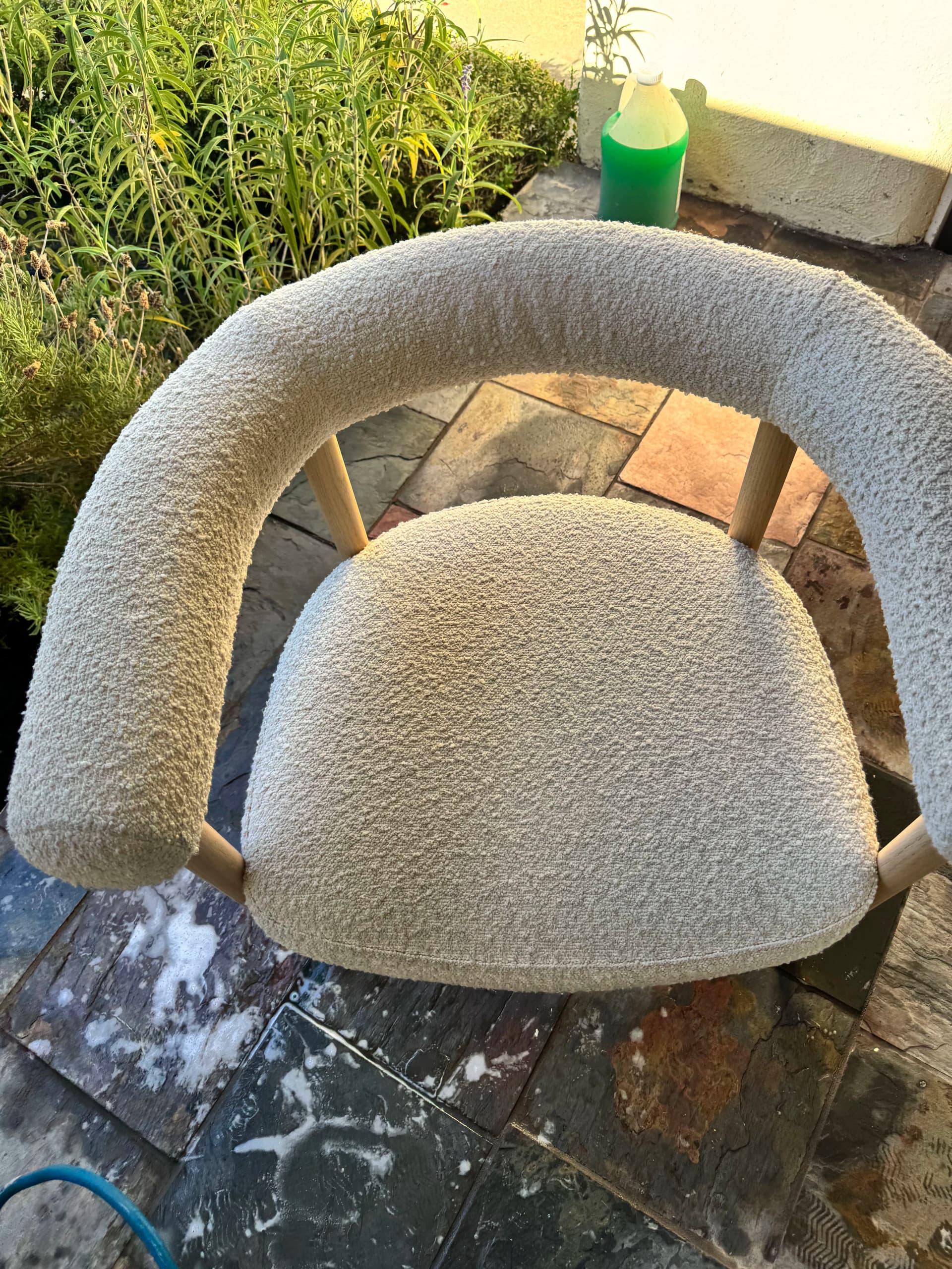 Gallery photos for Bouclé Chair Upholstery Cleaning Done Right in Pasadena: Image #2