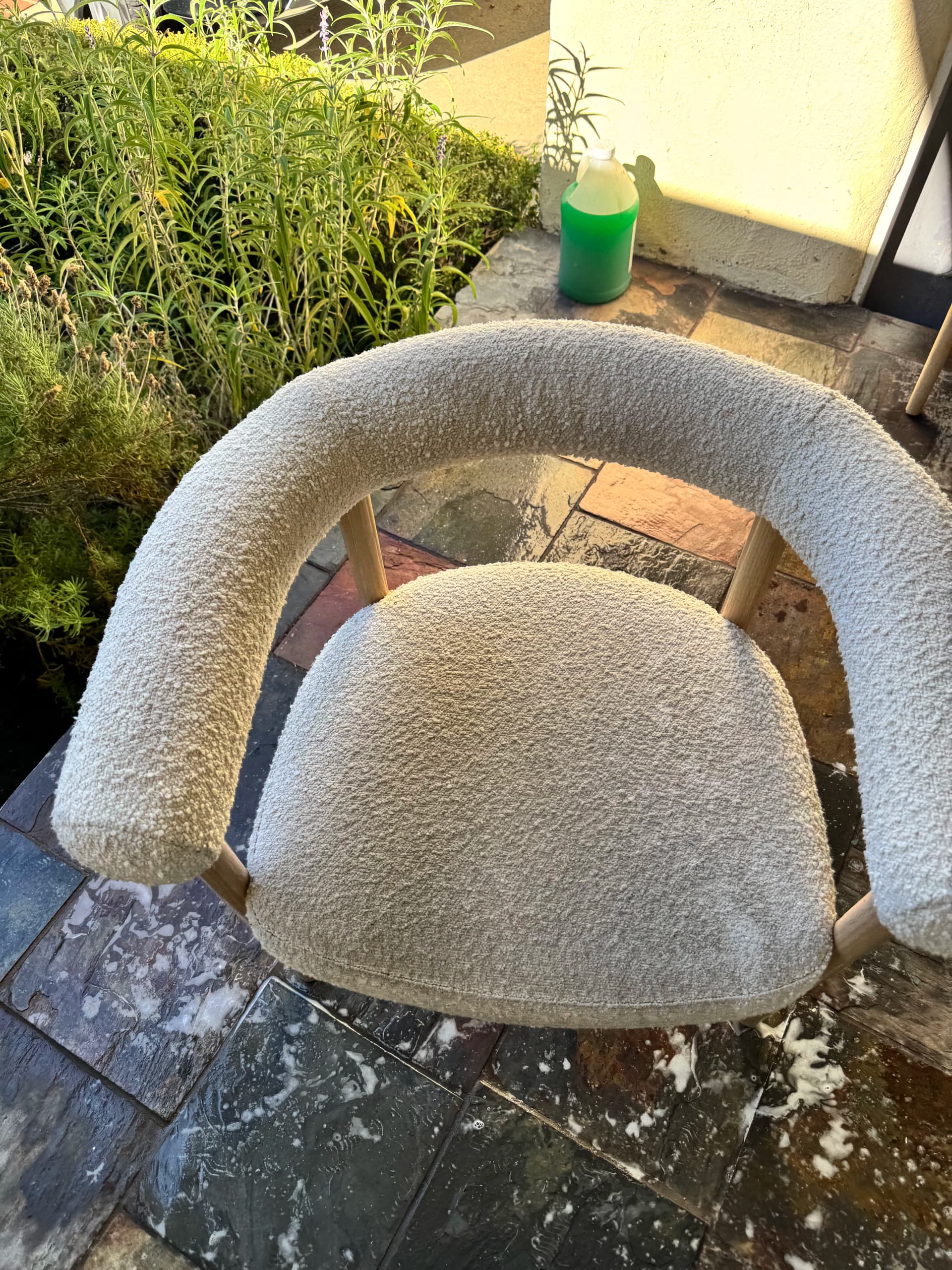 Gallery photos for Bouclé Chair Upholstery Cleaning Done Right in Pasadena: Image #1