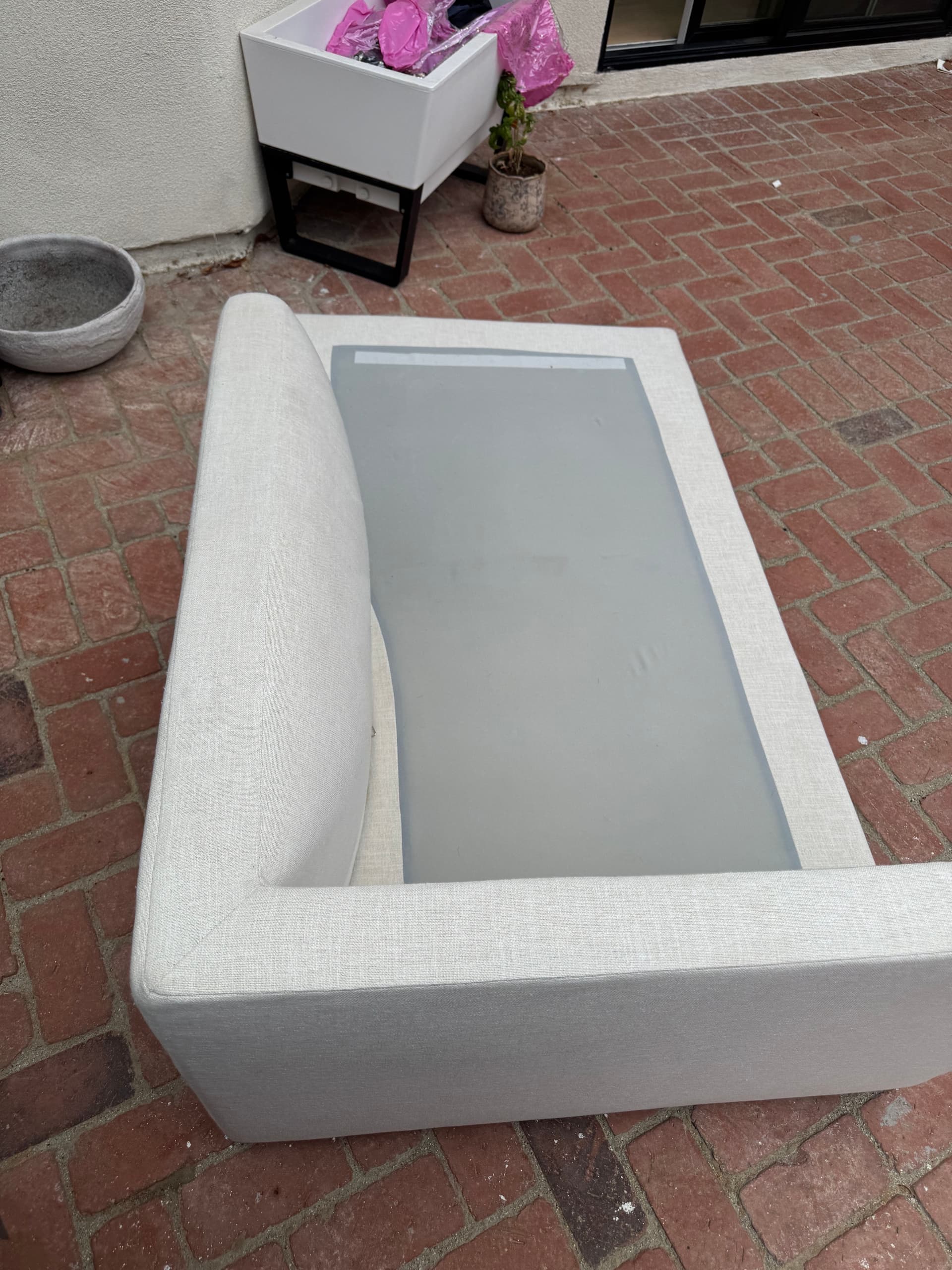 Gallery photos for Patio Sofa Cushions Cleaned and Looking Fresh in Van Nuys: Image #1