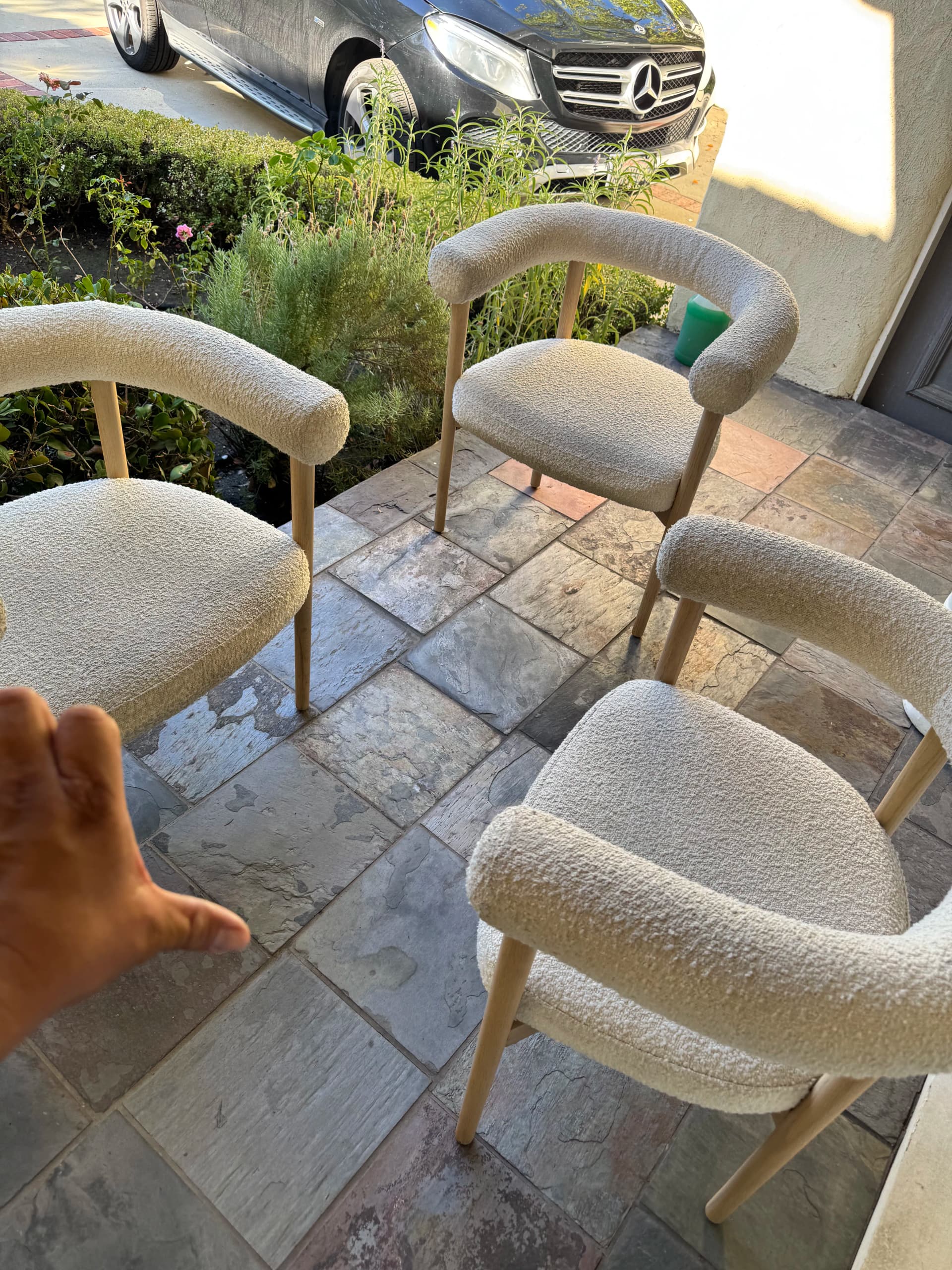 Gallery photos for Bouclé Chair Upholstery Cleaning Done Right in Pasadena: Image #3