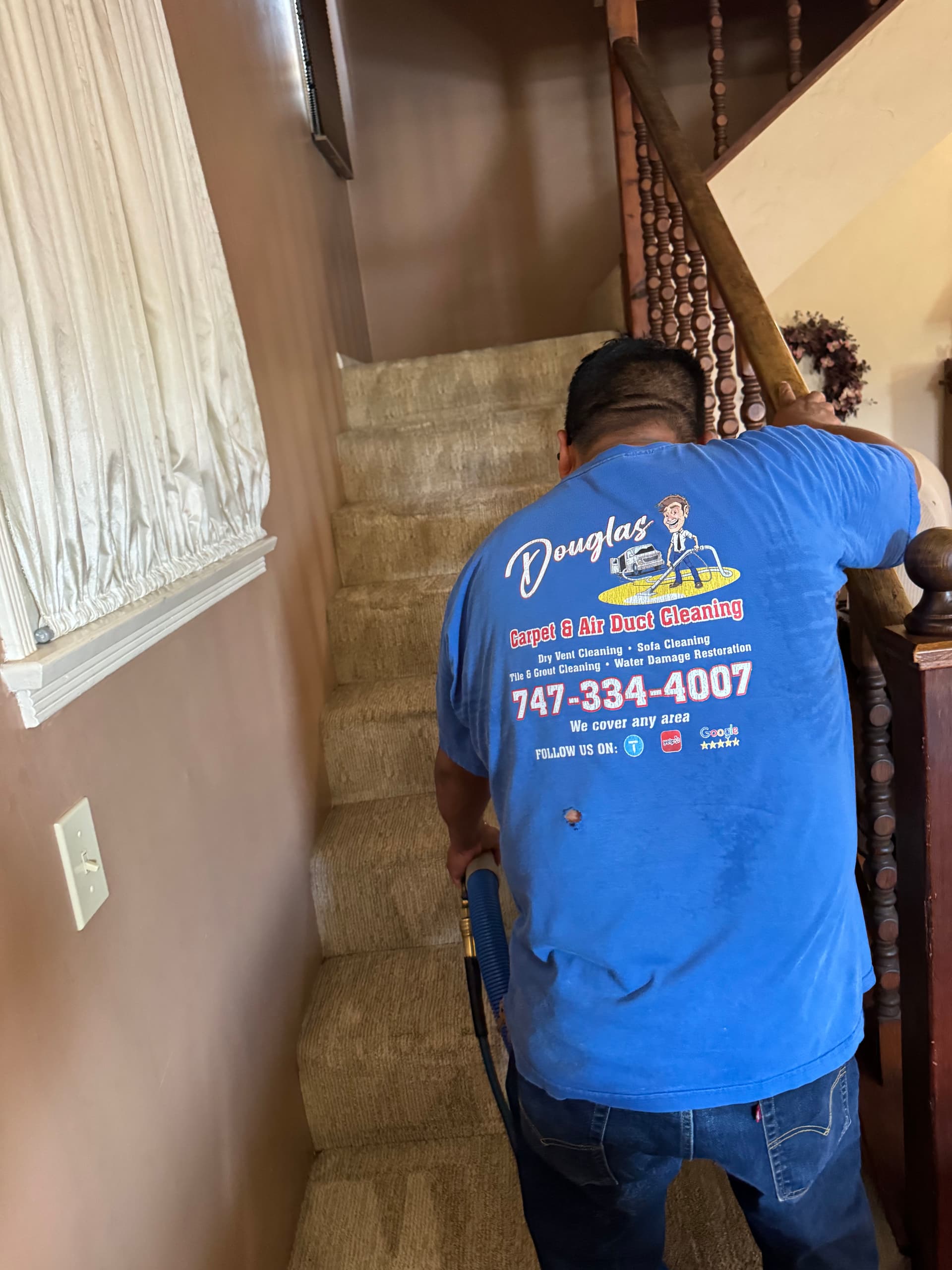 Gallery photos for Dirty Carpeted Stairs in Venice Get a Deep Clean: Image #2