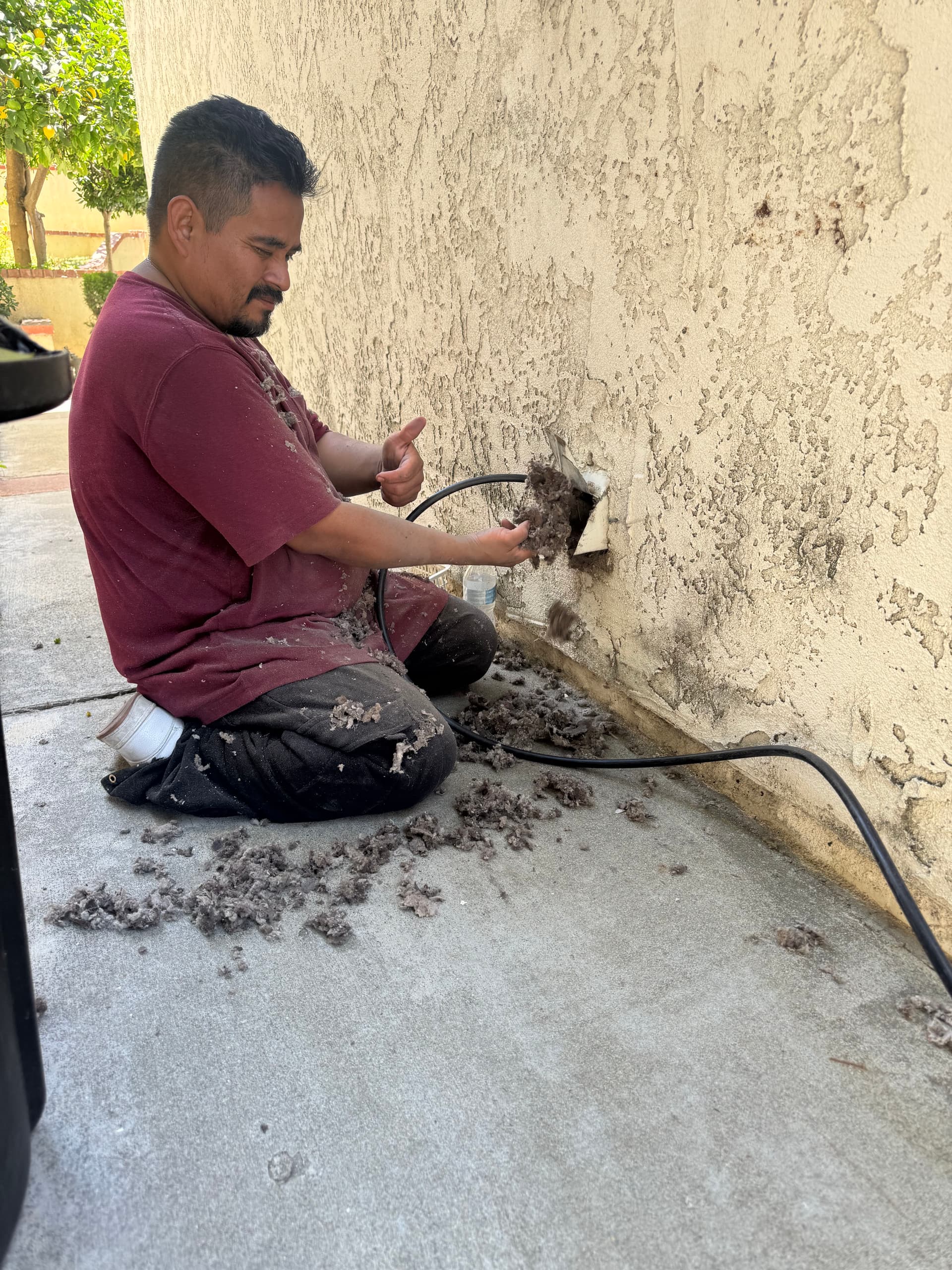 Dryer Vent Cleaning in North Hollywood Pulls Out Serious Lint Buildup image