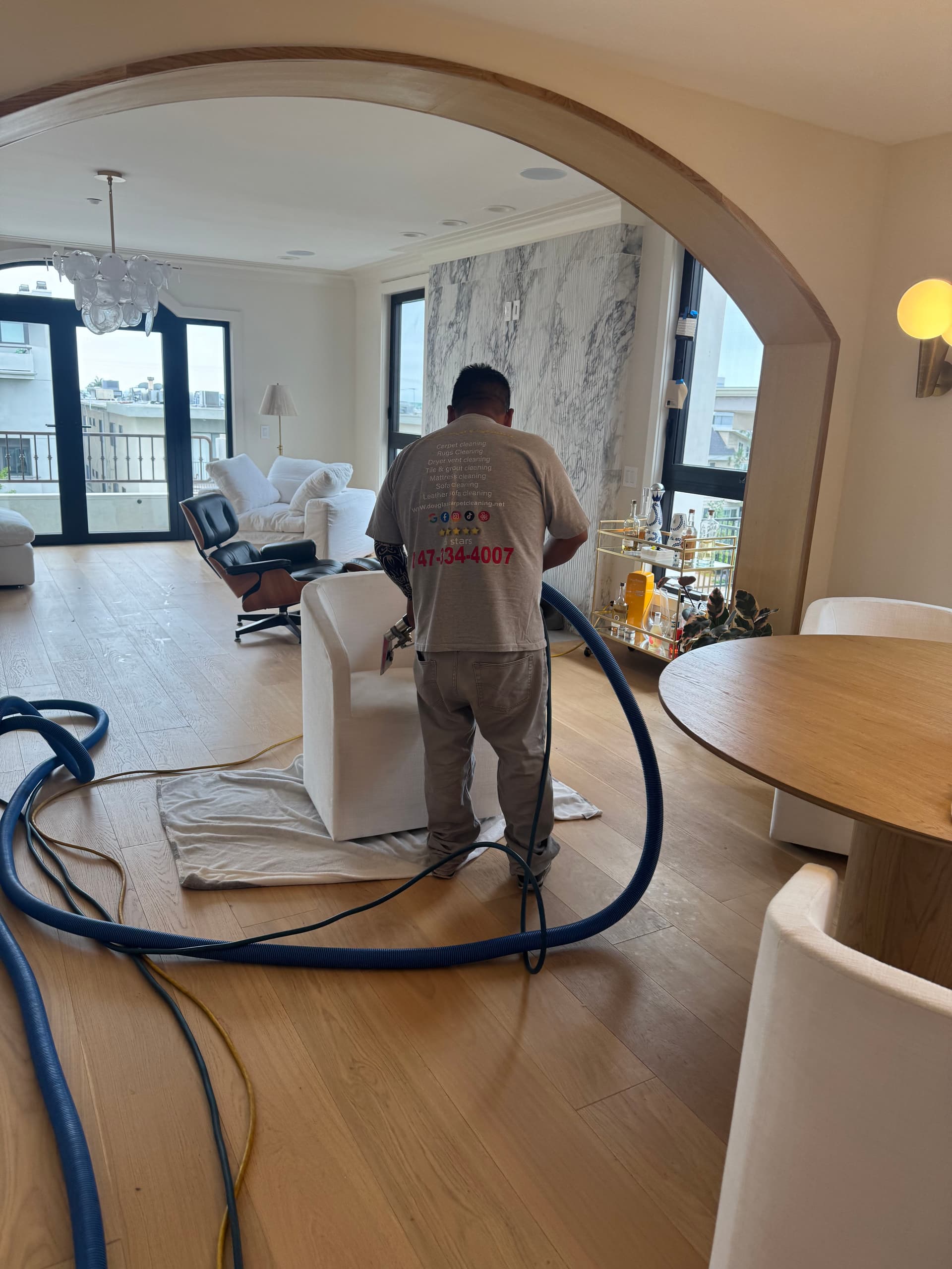 Gallery photos for White Chair Upholstery Cleaning Done Right in Ontario: Image #2