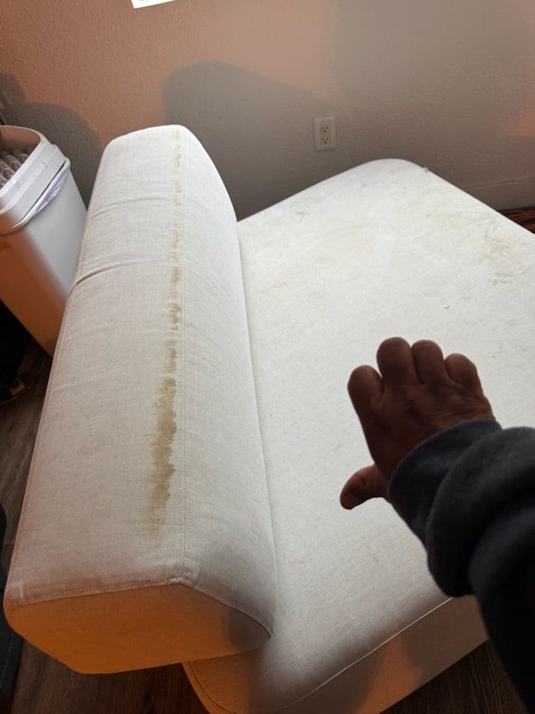 Gallery photos for Sofa Cleaning Success in Santa Clarita: Image #2