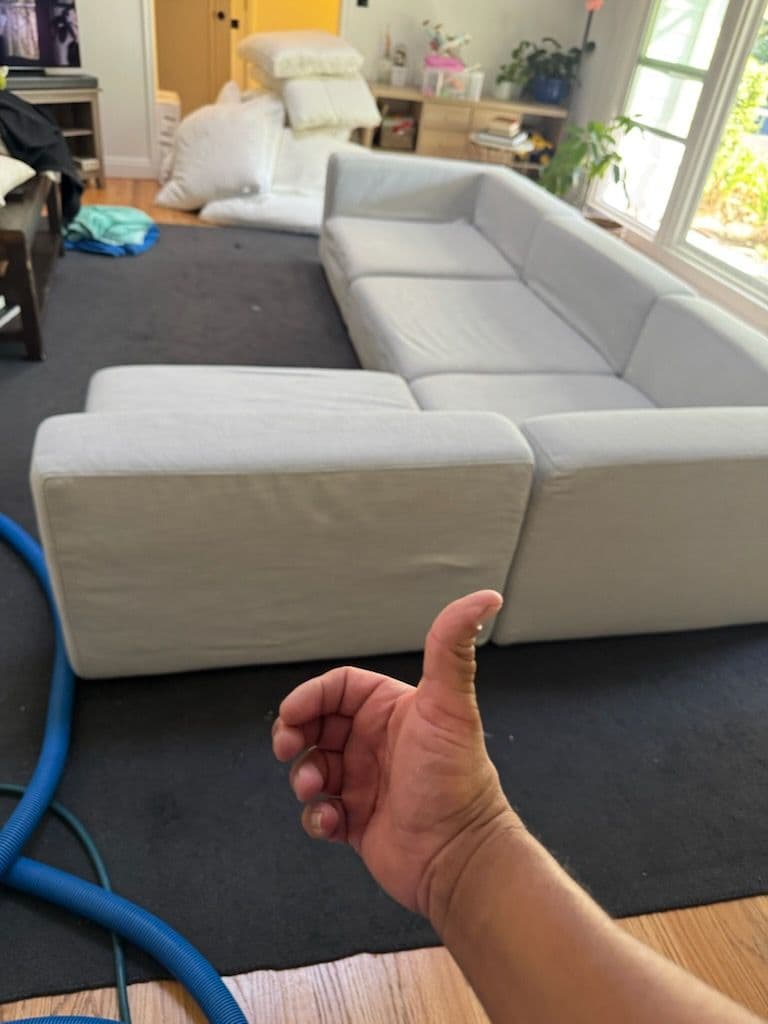 Project Thumbs Up for Fresh and Clean Sofa in Beverly Hills image