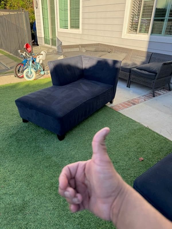 Project Outdoor Upholstery Cleaning in Van Nuys image