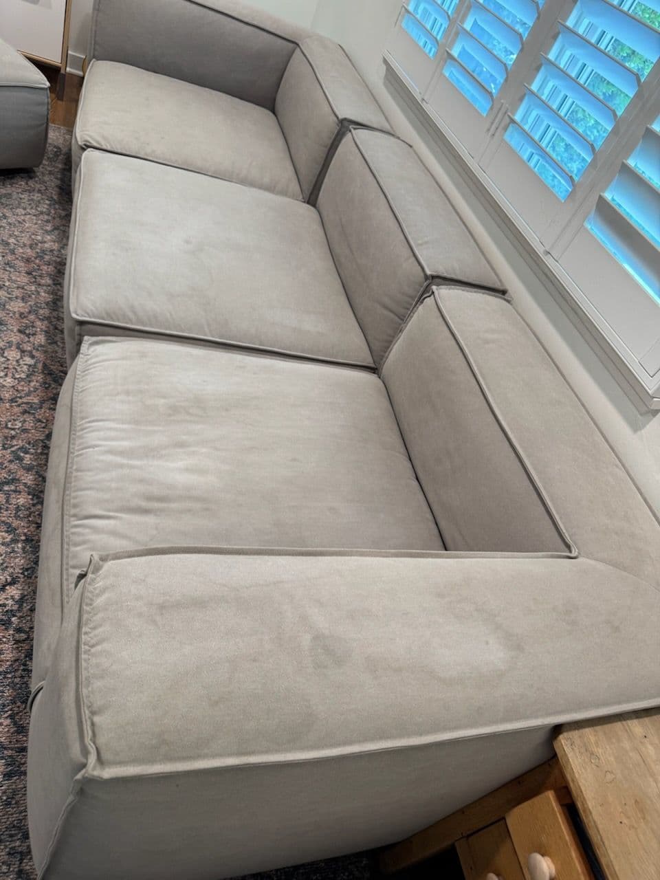 Project Thousand Oaks Sofa Cleaning Transformation image