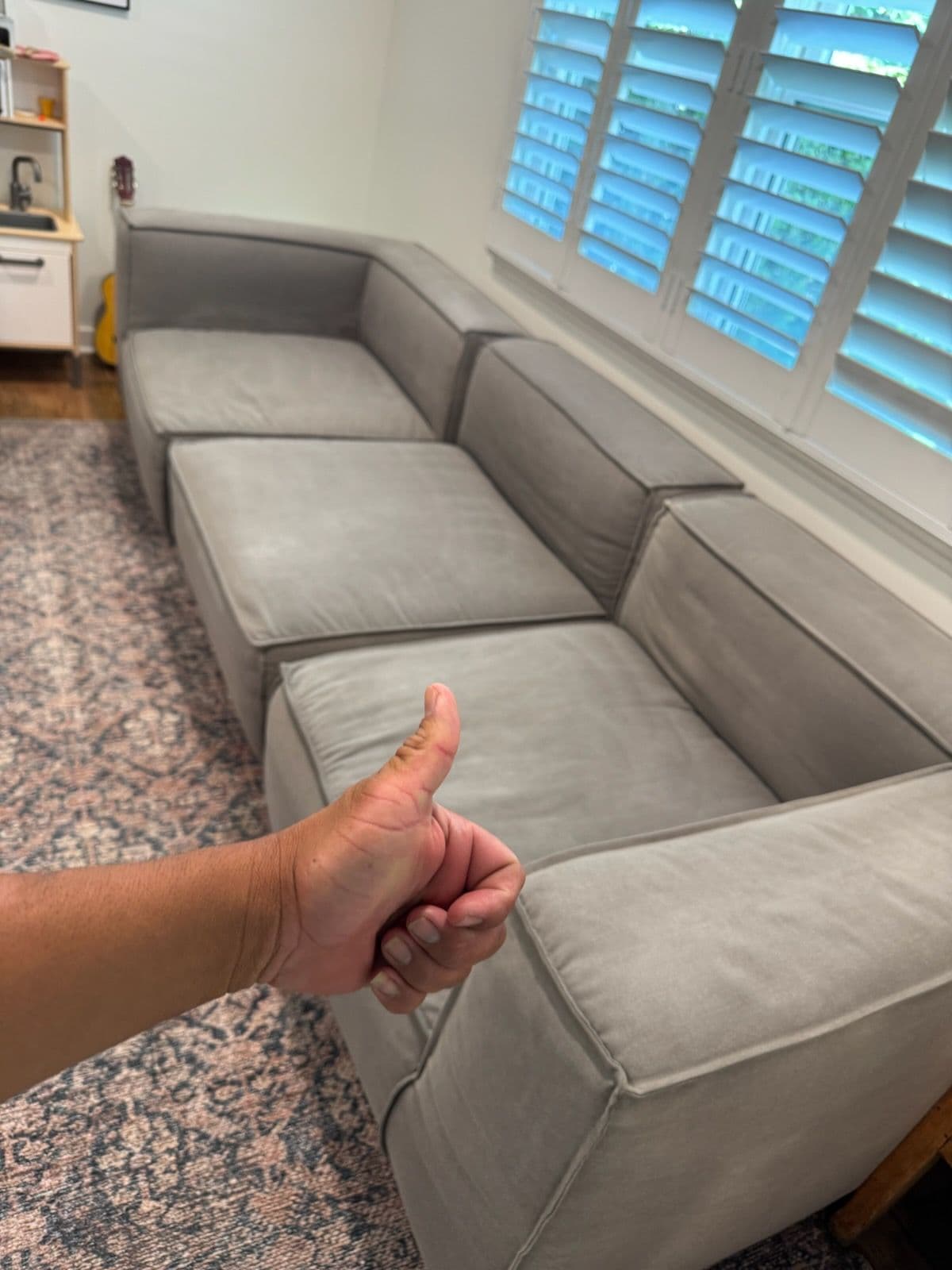 Gallery photos for Thousand Oaks Sofa Cleaning Transformation: Image #1