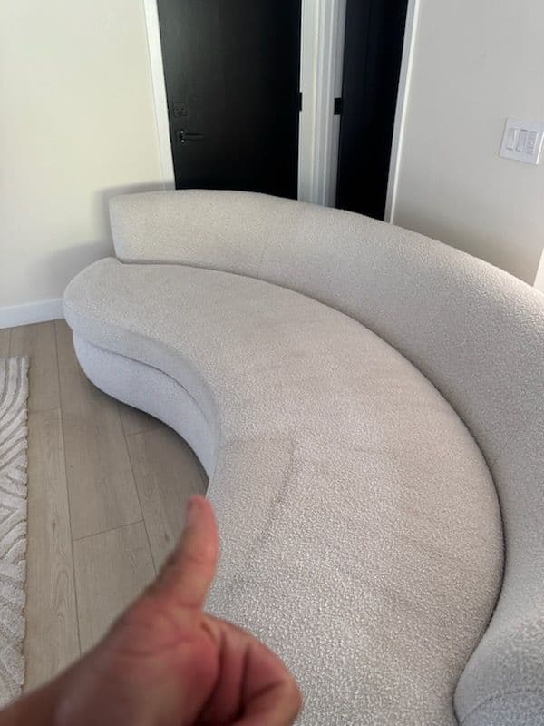 Gallery photos for Sofa and Carpet Cleaning Transformation in Malibu: Image #1