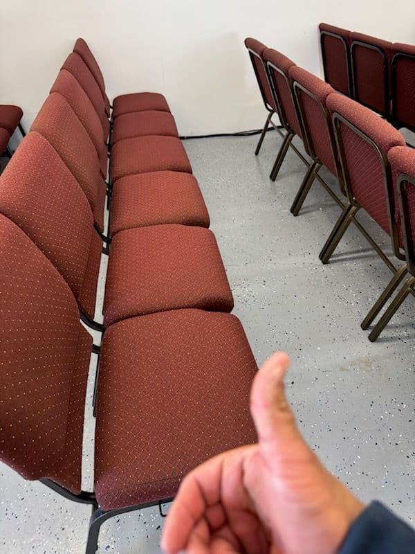 Gallery photos for Flawless Chair Cleaning at Arleta Church: Image #1