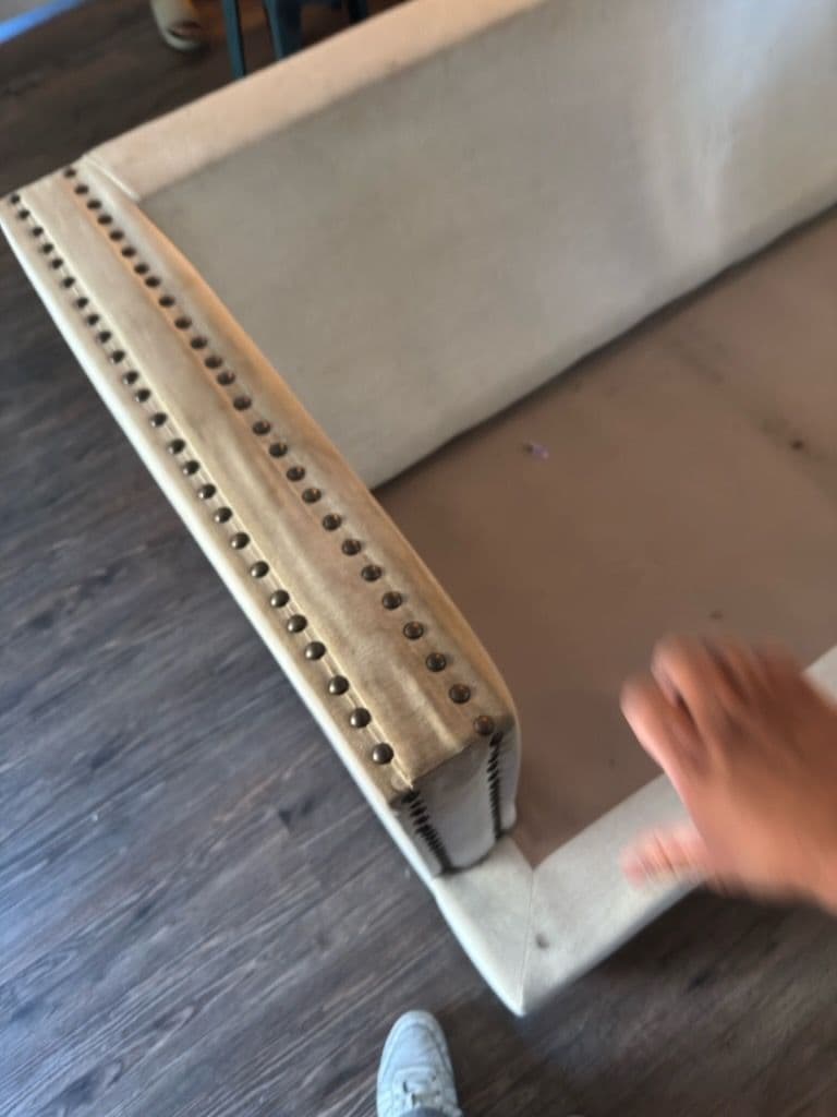 Gallery photos for Transforming Stained Upholstery to Like New: Image #2