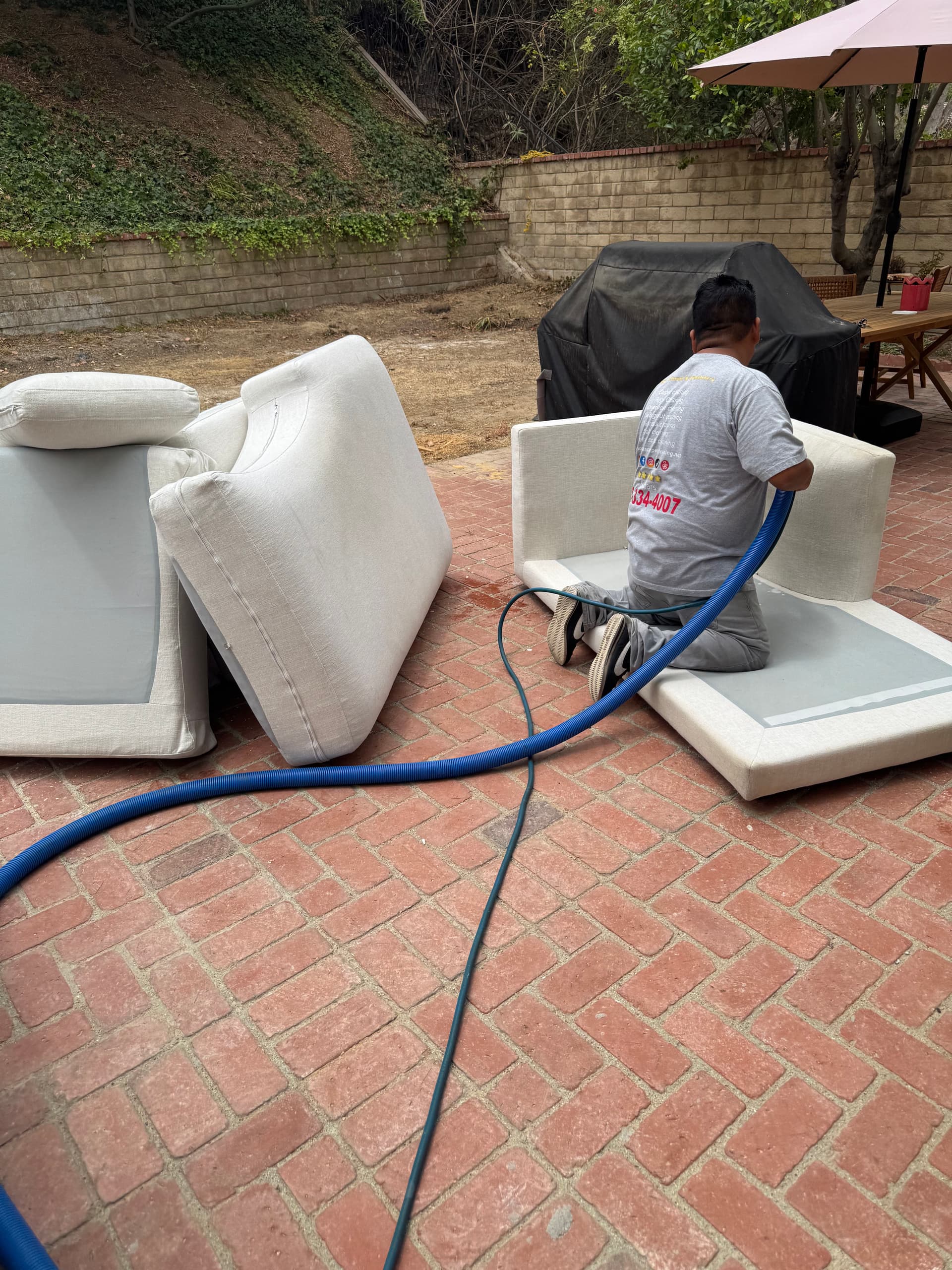 Gallery photos for White Outdoor Sofa Cleaning Done Right in Camarillo: Image #2