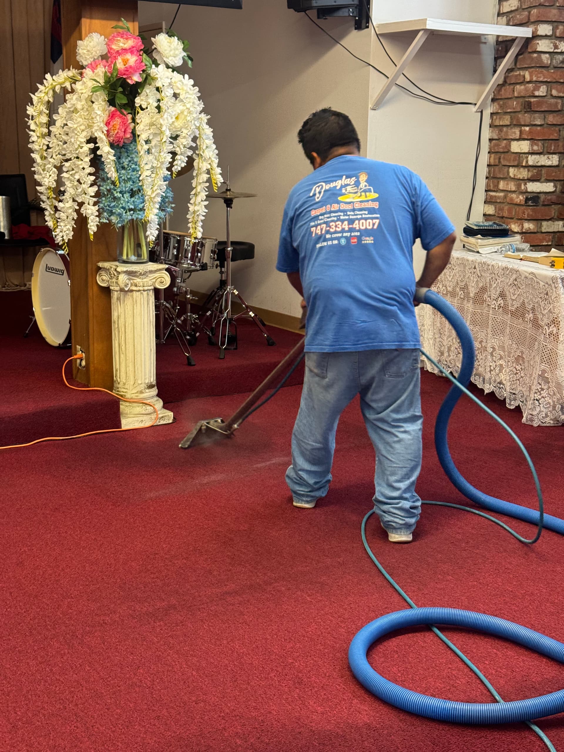 Deep Carpet Cleaning at a Los Angeles Church image