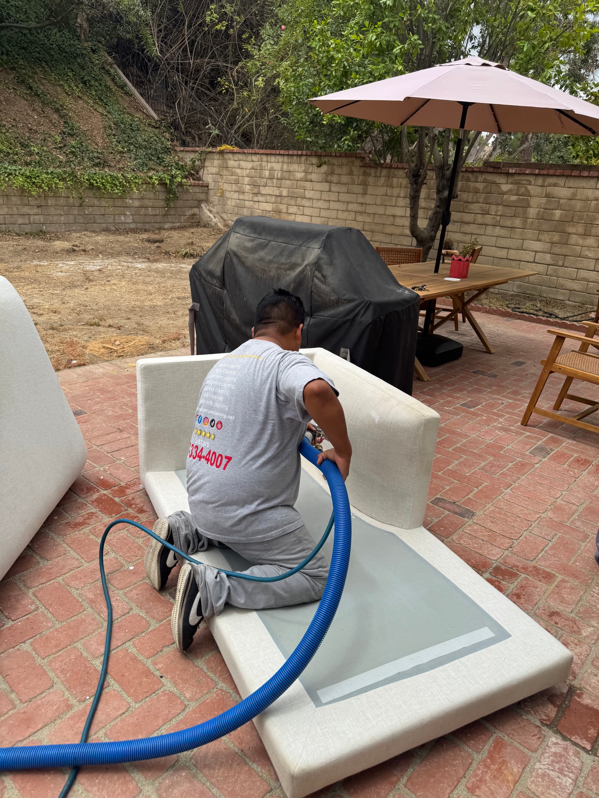 Gallery photos for White Outdoor Sofa Cleaning Done Right in Camarillo: Image #3