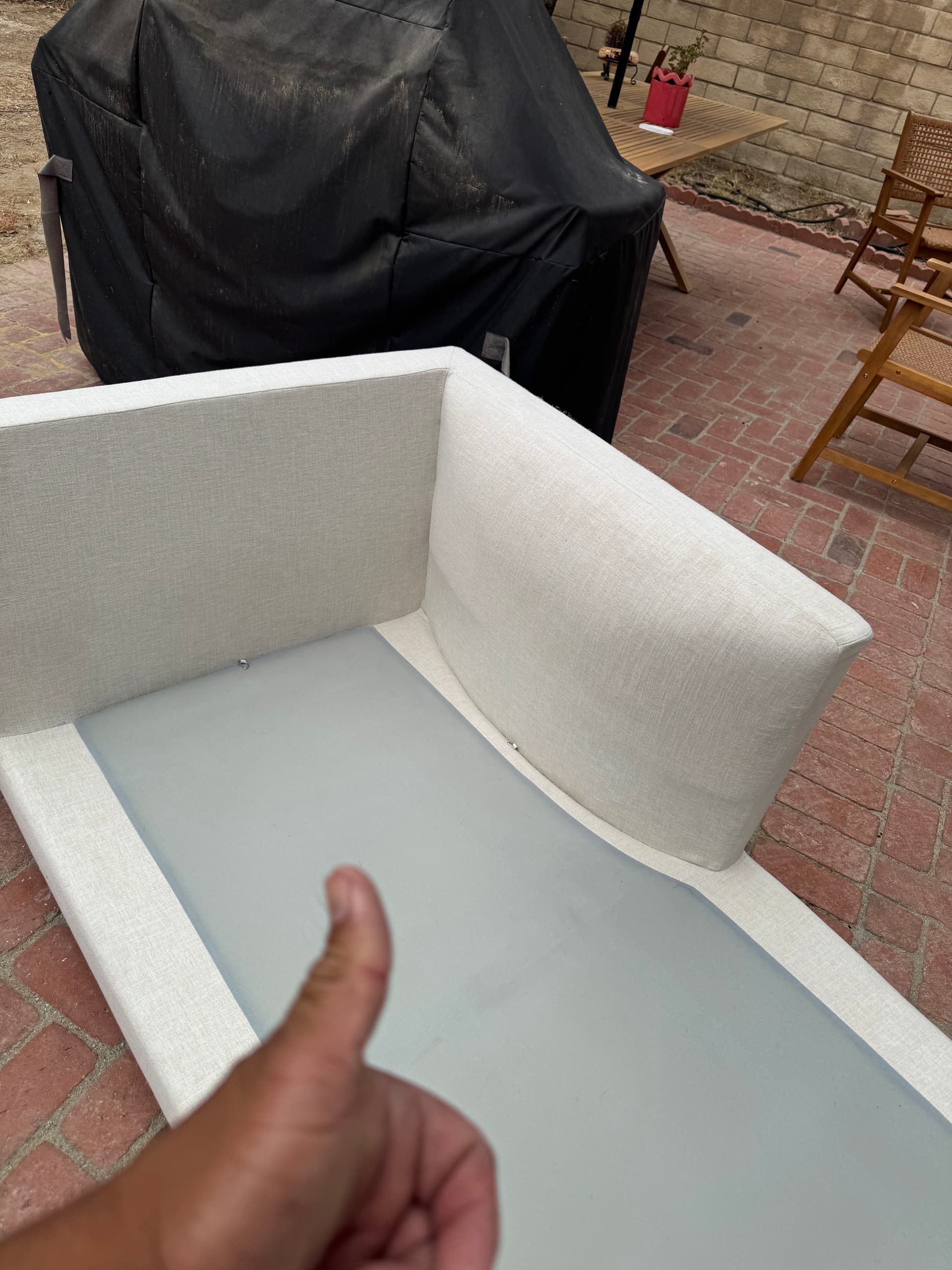 White Outdoor Sofa Cleaning Done Right in Camarillo image