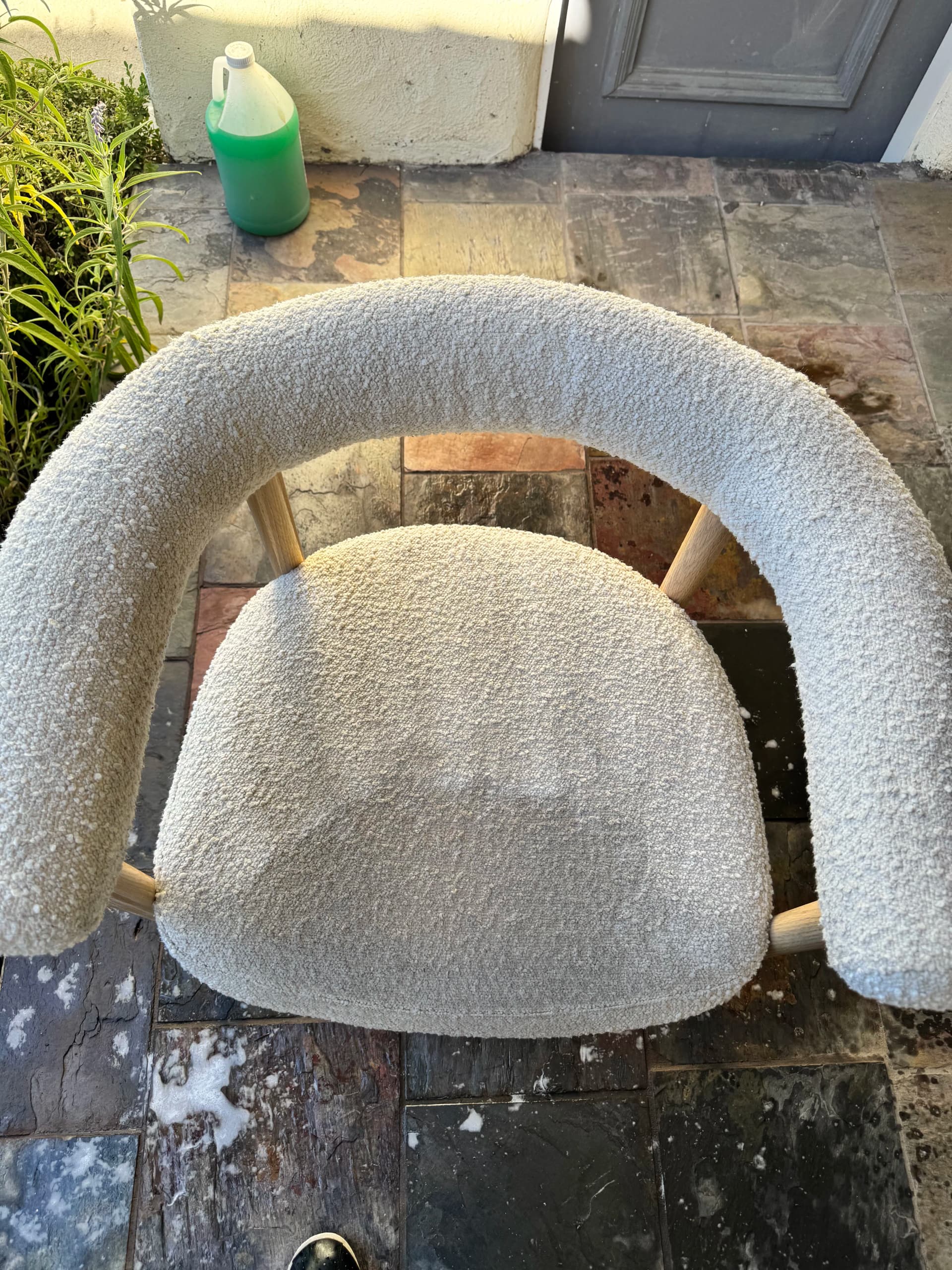 Boucle Chair Upholstery Cleaning in Thousand Oaks image