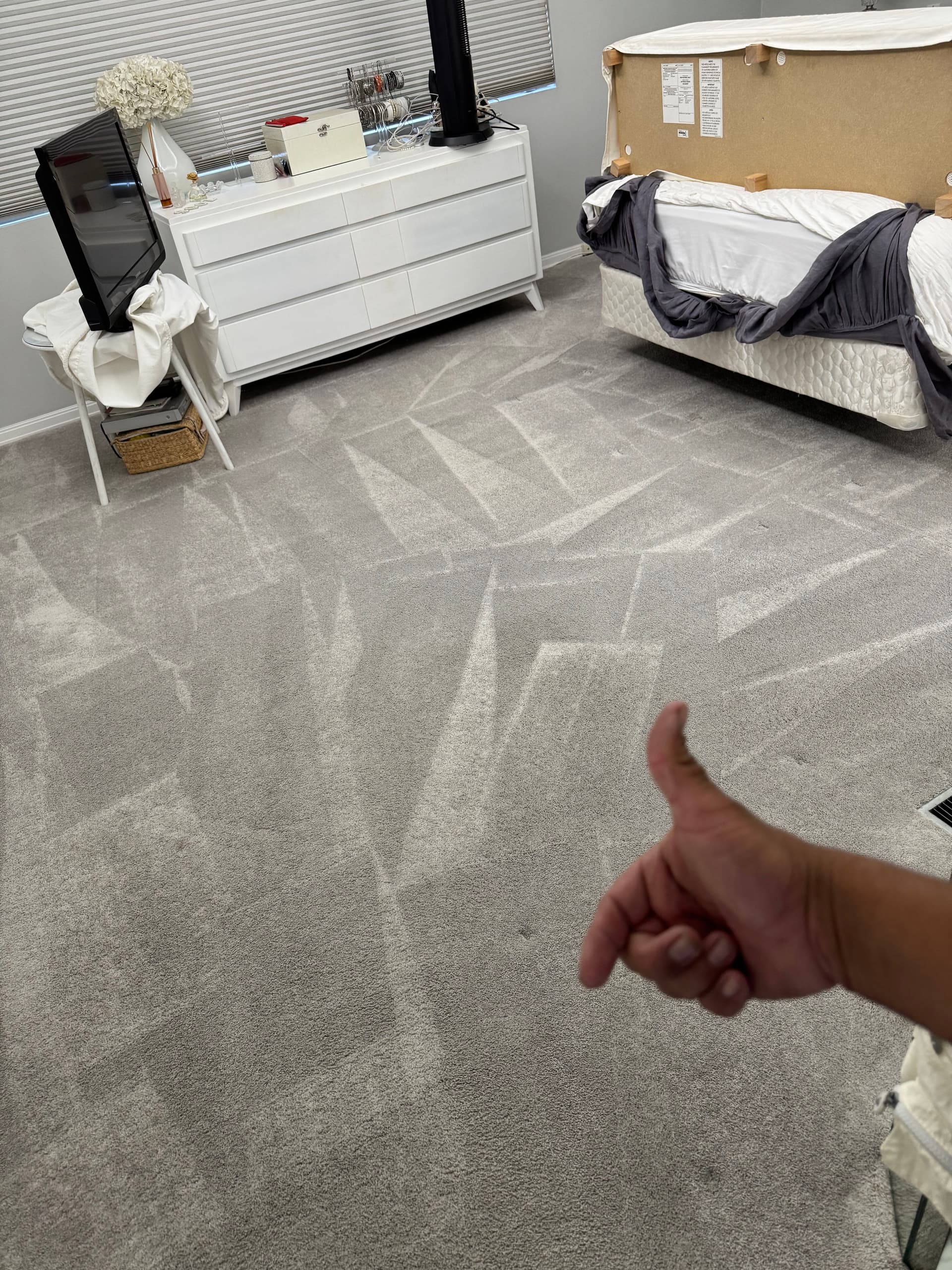 Gallery photos for Sherman Oaks Bedroom Carpet Cleaned Back to Life: Image #1