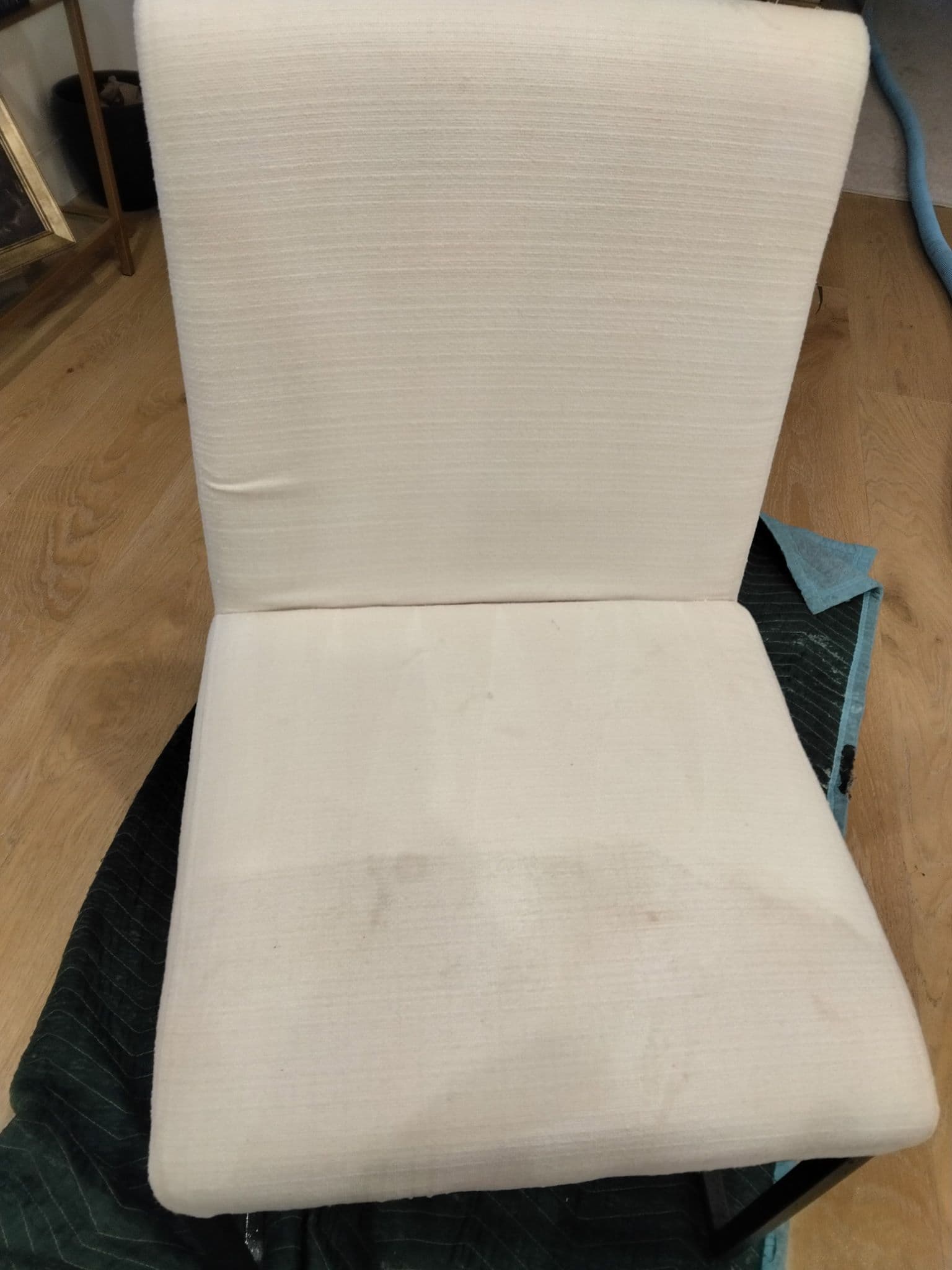 Stained White Chair Gets a Deep Clean in Van Nuys image