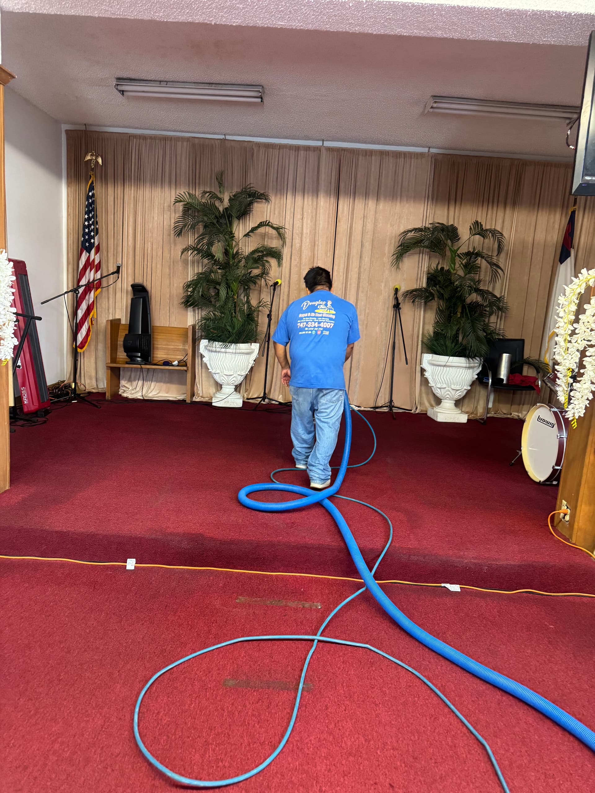 Gallery photos for Deep Carpet Cleaning at a Los Angeles Church: Image #1